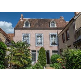 carte postale de la maison - la façade