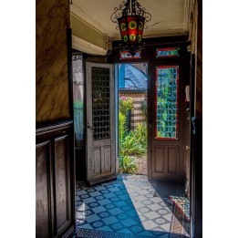 The entrance - postcard