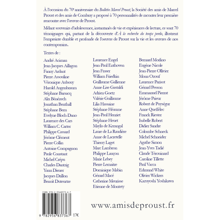 Hors-Série Bulletin Marcel Proust - n°70