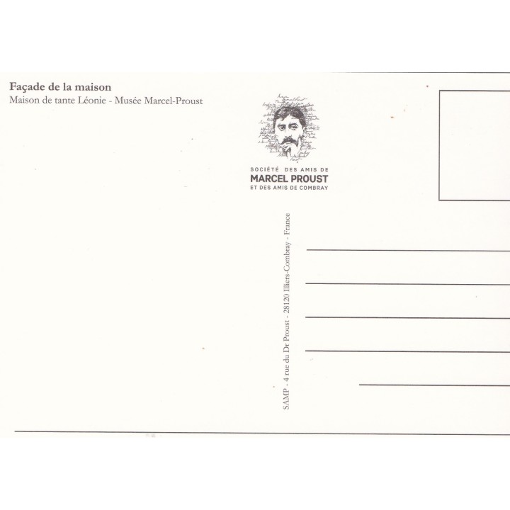 carte postale de la Maison - le jardin (journée)