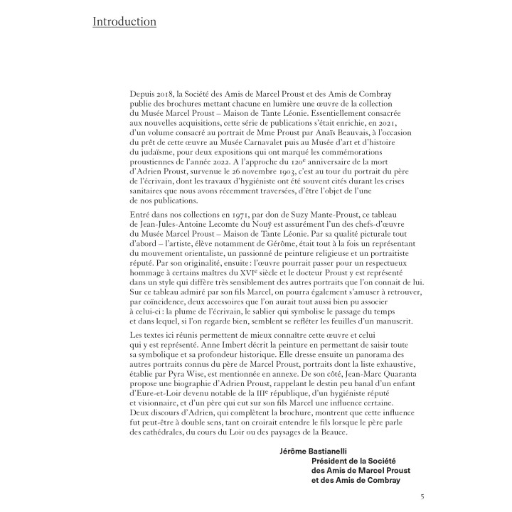 Brochure Adrien Proust