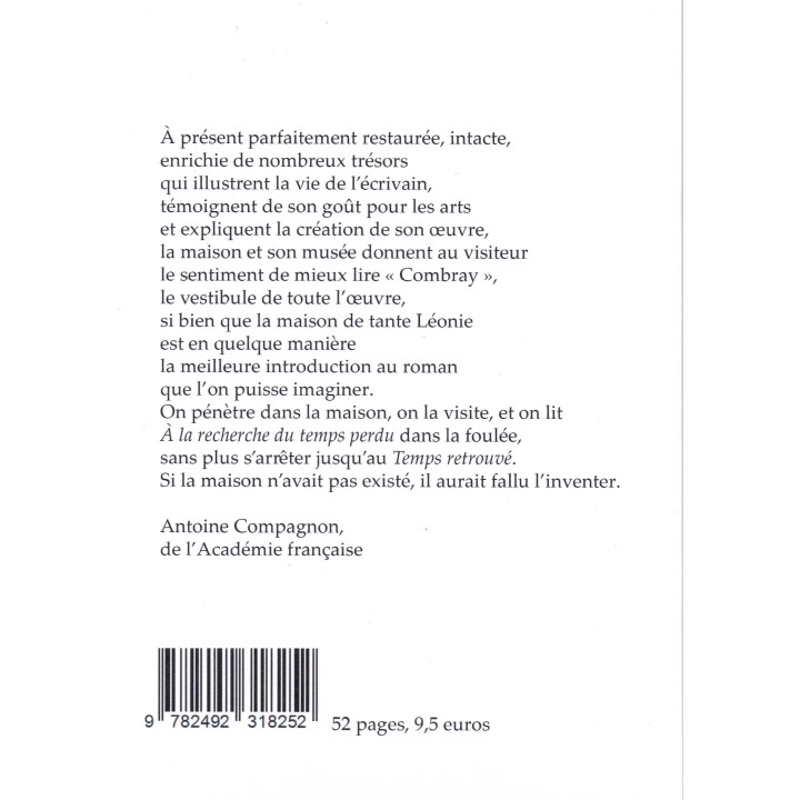 Guide de visite Maison Tante Léonie - Musée Marcel Proust