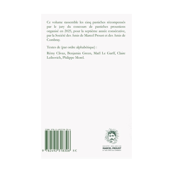 Recueil des pastiches lauréats du concours 2025