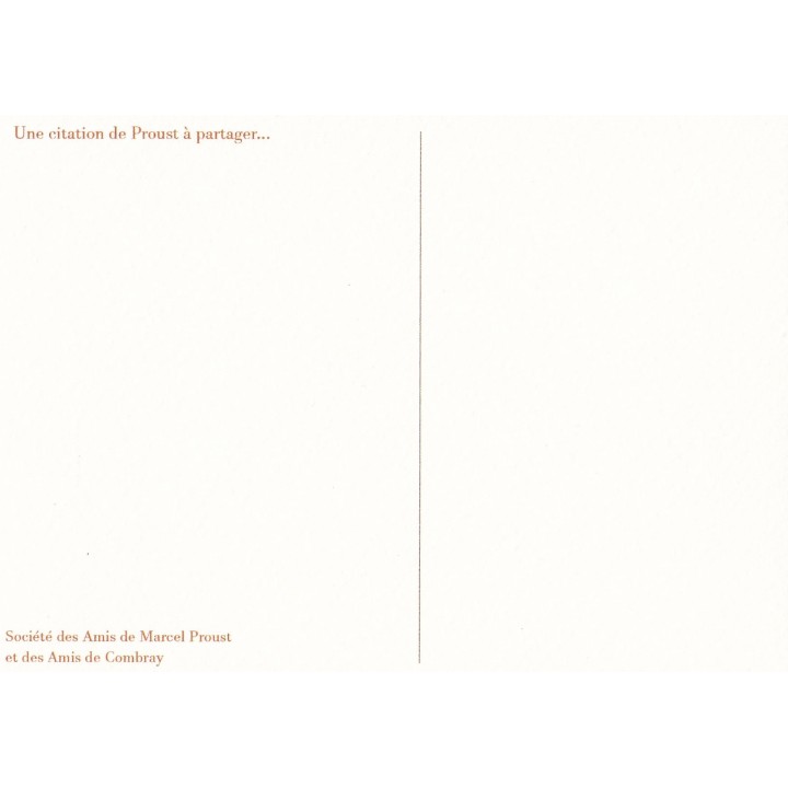 Carte postale citation "L'existence n'a guère d'intérêt …"