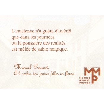 Carte postale citation "À...