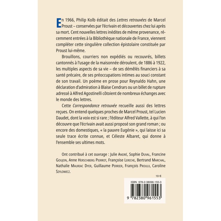 Cent lettres inédites. Correspondance retrouvée,1886-1922