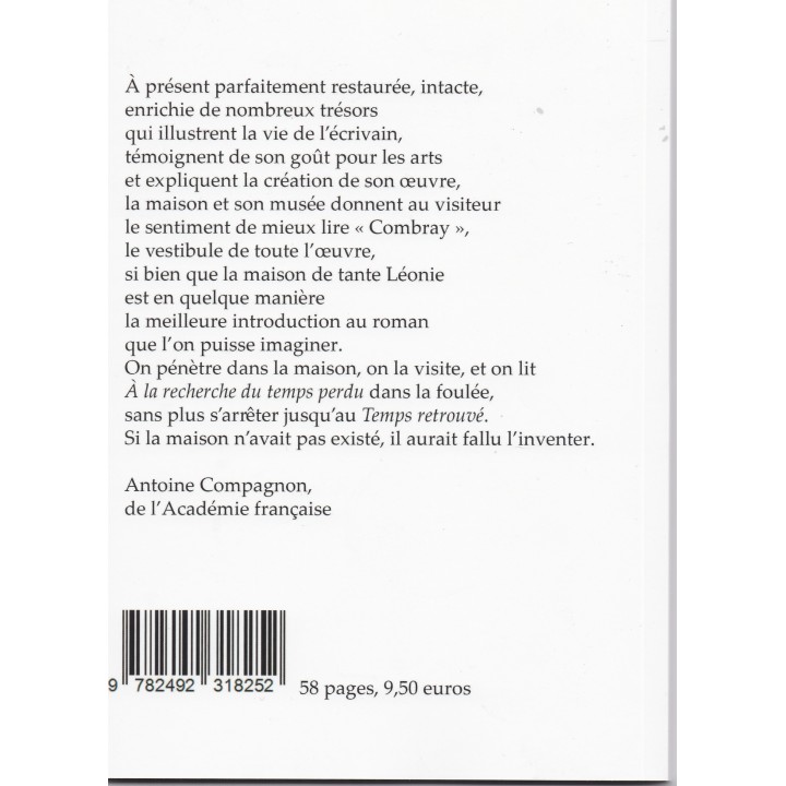 Guide de visite Maison Tante Léonie - Musée Marcel Proust