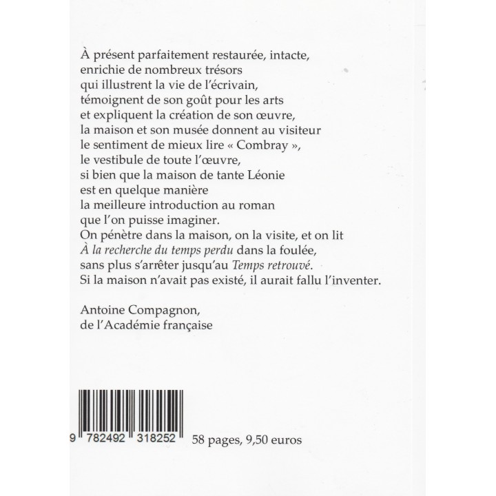 Guide de visite Maison Tante Léonie - Musée Marcel Proust