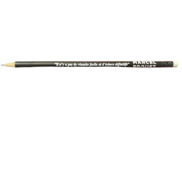 Crayon à papier noir citation